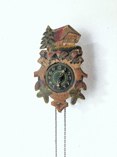 Kleine alte schwarzwalduhr - kleine,