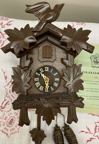 Retro kuckucksuhr mechanisch - kuckucksuhr,