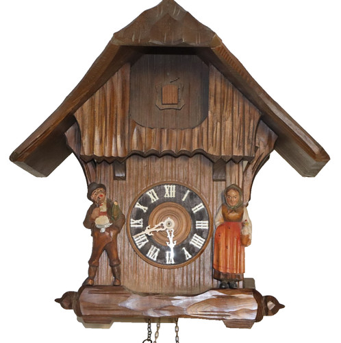 Uralte vintage kuckuckuhr - vintage,