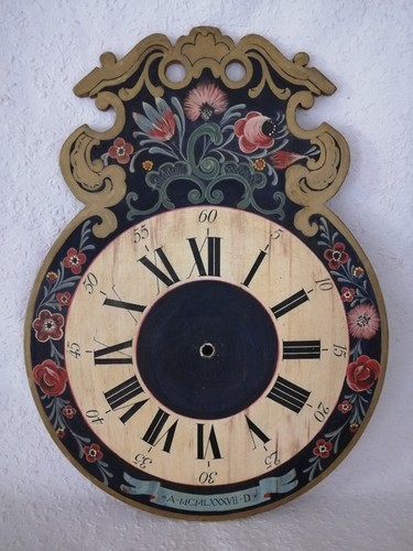 Holz schild für wanduhr - holz,