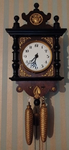 Alte wanduhr von philipp hass - alte,